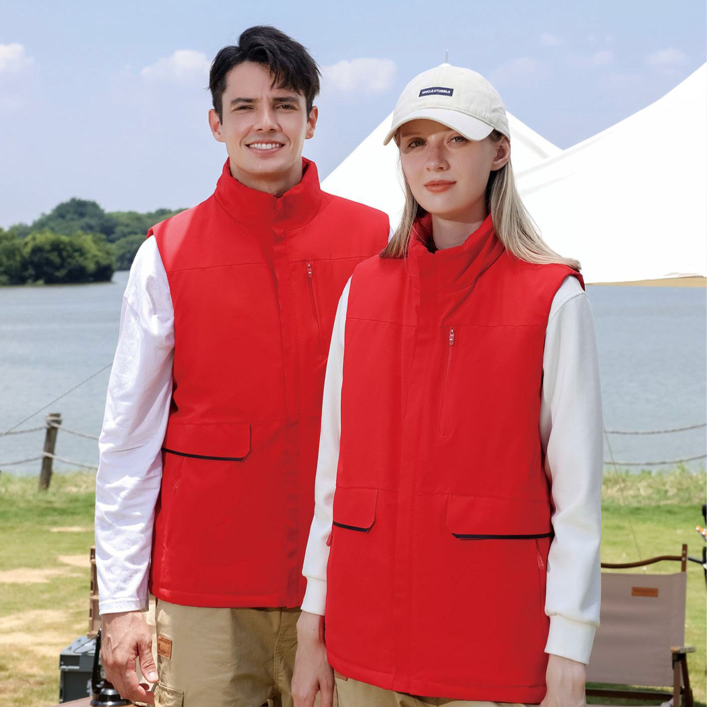 Coletes de Fleece & Algodão